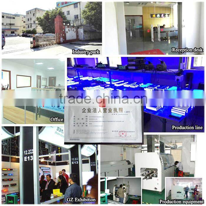 16X64 pixel led high clear SMD scrolling text multi-languages programmable led sign