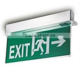 ET-100 UL listed LED rechargeable 2 sided exit sign
