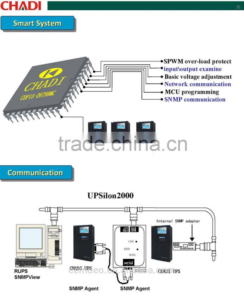 high pf industrial 380v 400kva ups pure sine wave