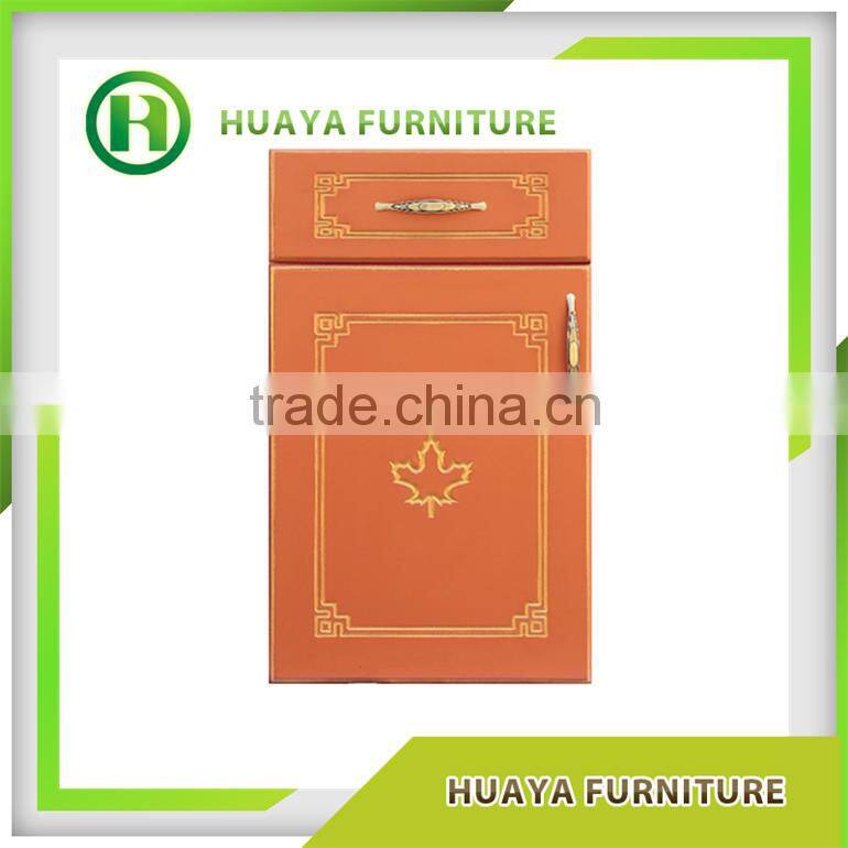 Interior Decoration mdf interior white gloss pvc mdf kitchen cabinet doors