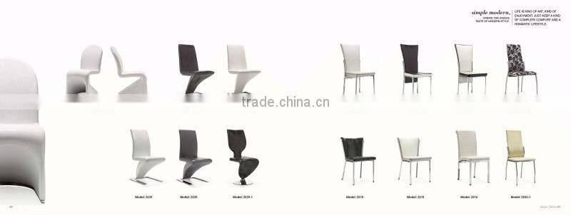 Top Selling Upholstered Stainless Steel Dining Chairs for Home Used HZ621-3