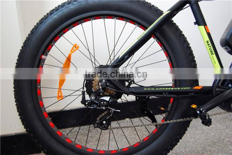 750W fat tire snow beach electric bike
