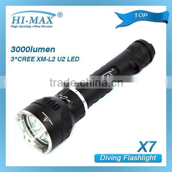 HI-MAX Classic Mini 1000 LM Cr ee LED Diving Flashlight