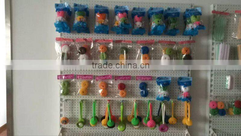 Muti-purpose new product Polyester fiber scourer Household cleaning item