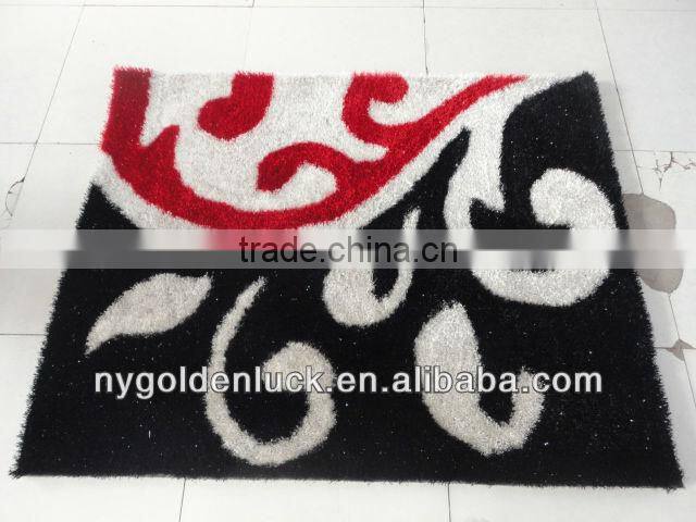 rubber backed shaggy hand tuft carpet