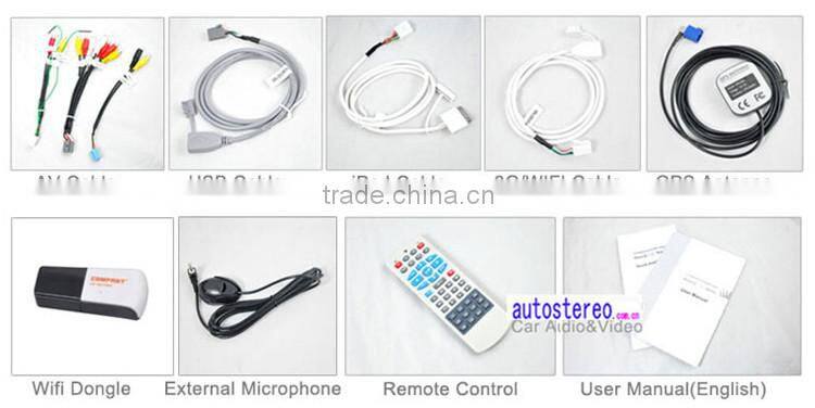 Autostereo Car DVD Player for Mercedes CLK (W209) GPS Navigation with Canbus, Ipod, BT, WIFI and Free Map Car Multimedia System