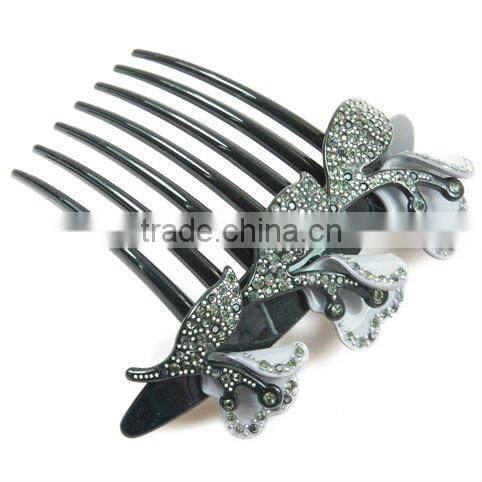 Fashion rhinestone Insert Comb