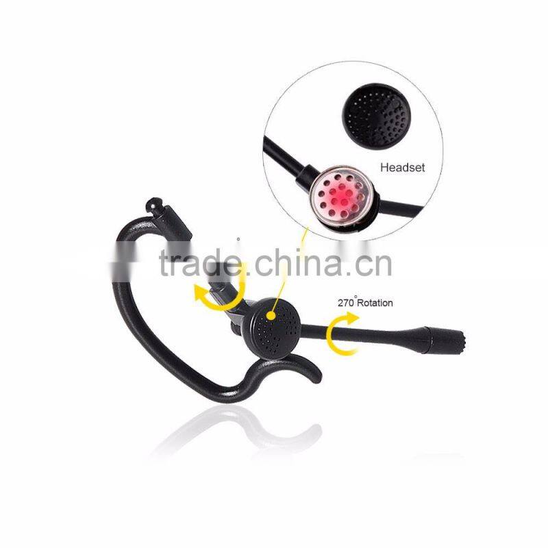 Headset E53C-K earpiece K port with Microphone for Walkie Talkie 5R B5 KG-UVD1P