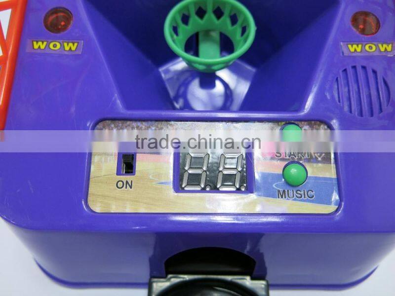 YX2804826 Kids mini light and musical electronic table basketball game