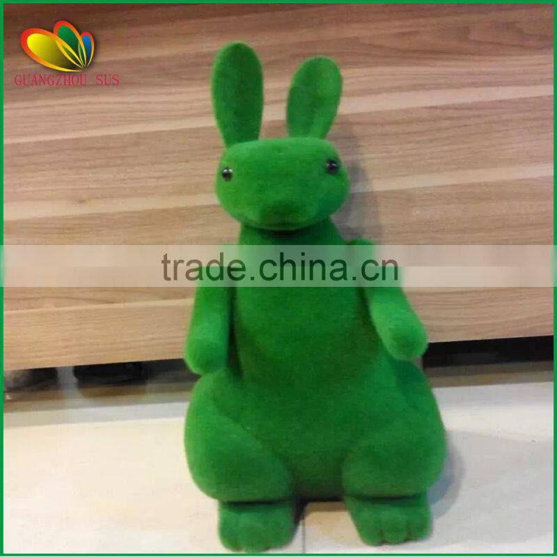 Factory supply plastic topiary animal small artificial topiary animal