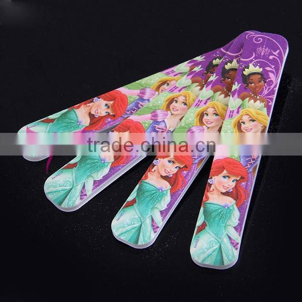 Wide cute girl use nail file,square shape nail file wholesale