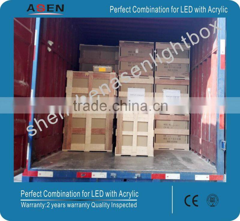 Wholesale Best Quality Advertising LED Slim Light Box only for 15mm