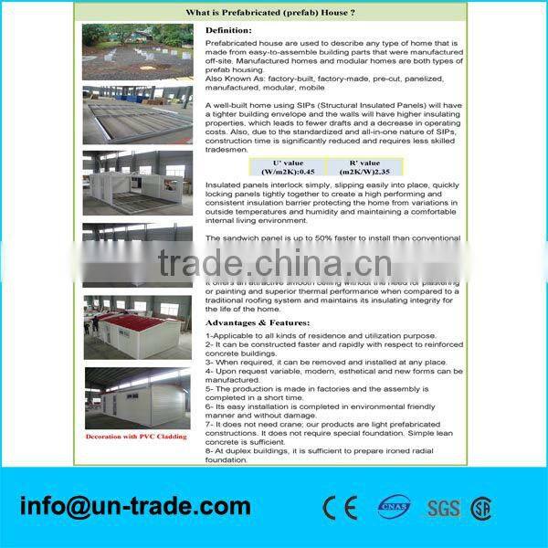 prefabricated kit house