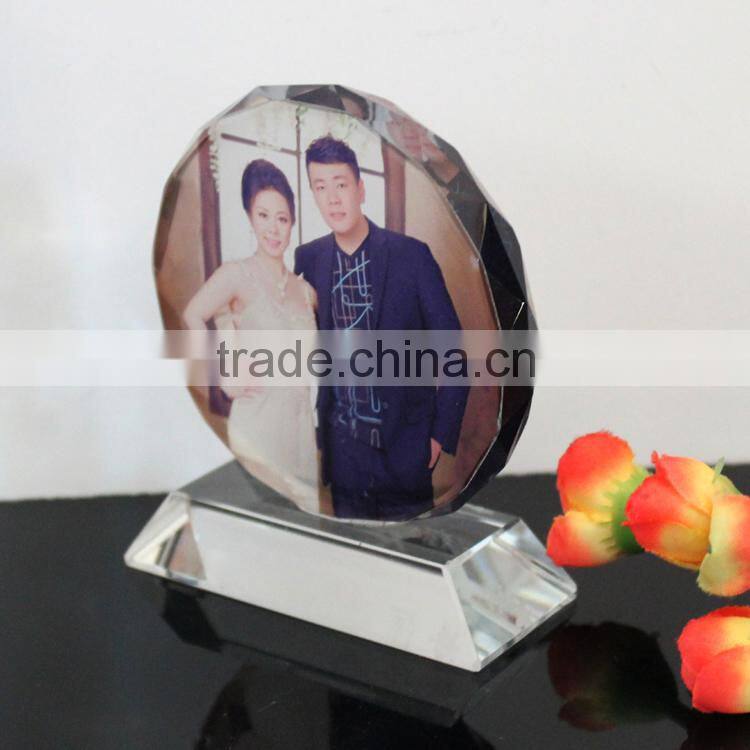 Cute crystal wedding photo frames