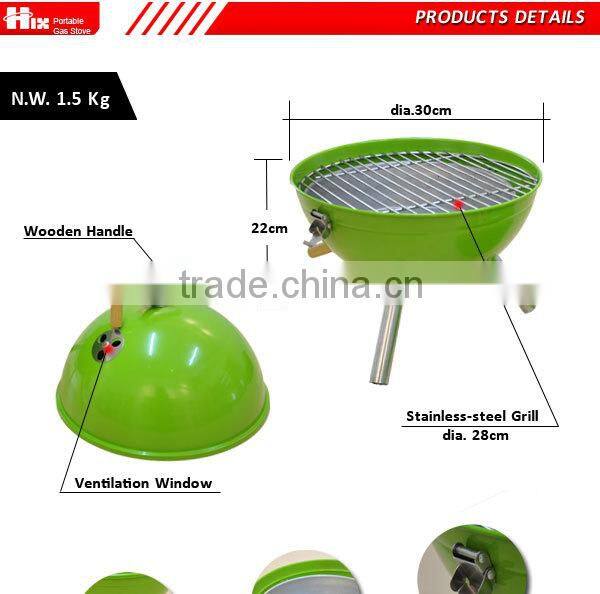 CE approved portable charcoal kebab grill