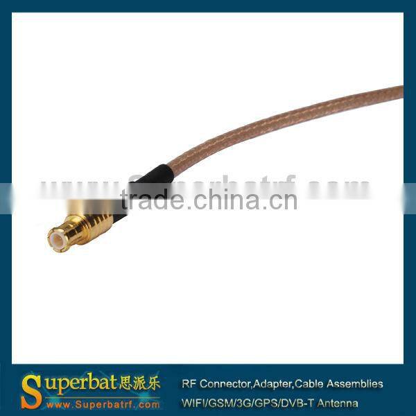 MCX male straight to TNC female bulkhead with O-ring straight cable RG316 for wireless wholesale price