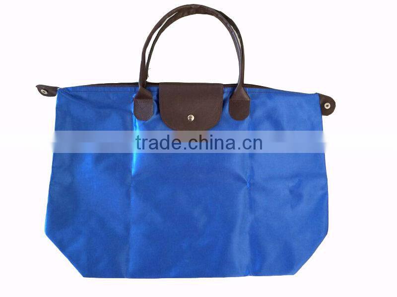 hot sale cheap polyester lady hand bag beach bag with handle manufacturer