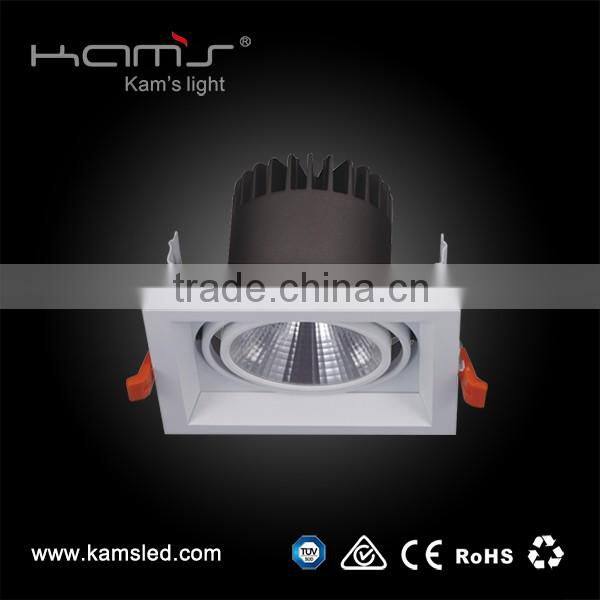 Best quality grille downlight high lumen downlight 30W COB LED downlight