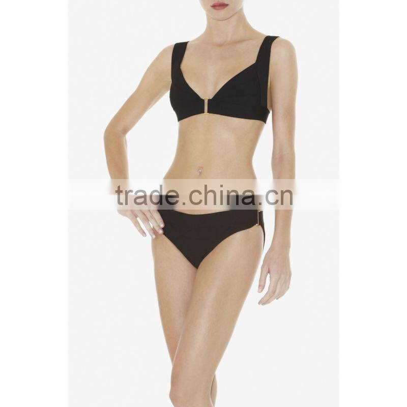 Top quality sexy black christmas bikini bandage bikini