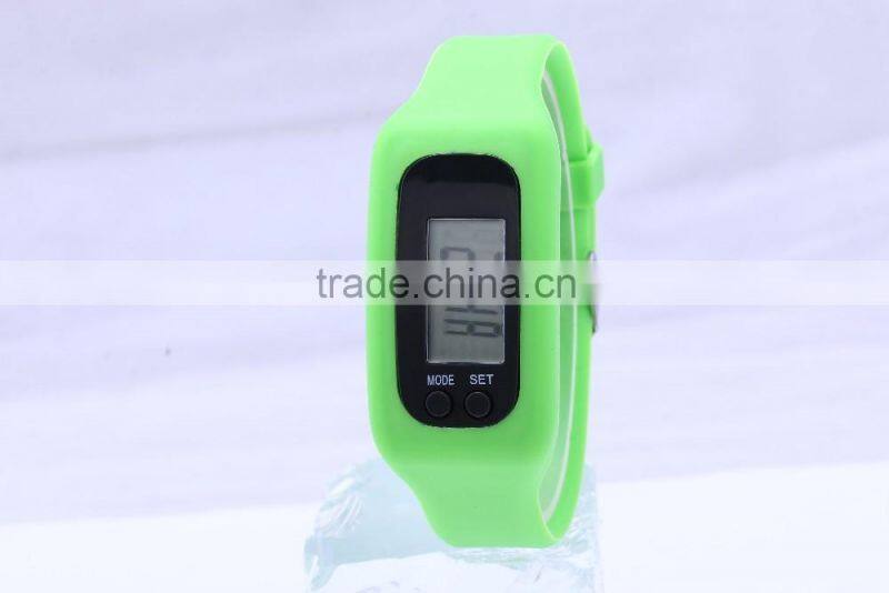 Wholesale Pedometer digital watch analog face and digital led watch booking wrist watch at low price