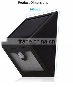 Unique but practical out door Waterproof Solar Powered Security Light, 16 LEDs Solar Motion Sensor Light