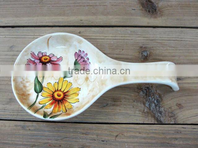 Wholesale handpaint daisy ceramic creamer with sugar bowl set