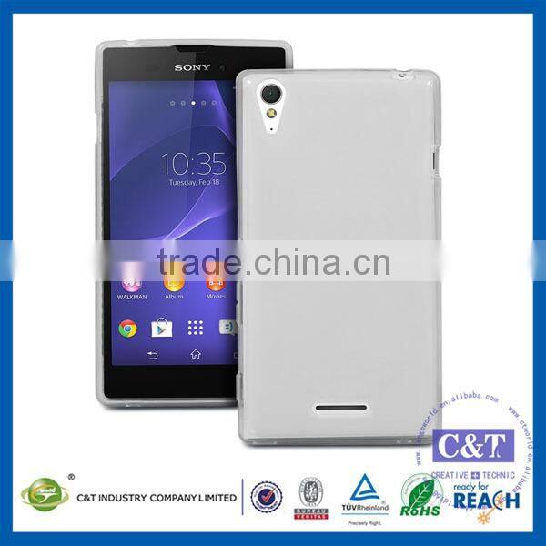 C&T New Coming Promotion belt clip kickstand hybrid plastic hard case for sony t3