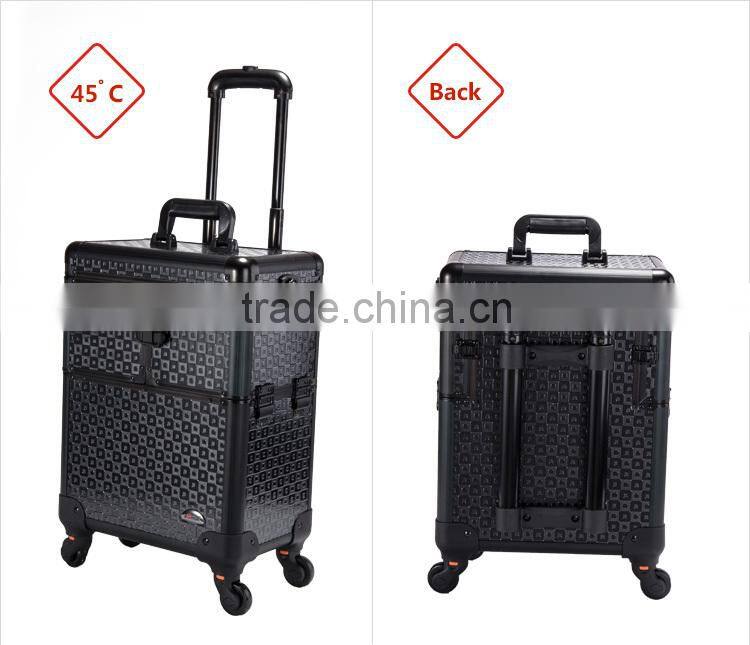 2015 Fashionable Customized Aluminum Travel Make Up Case