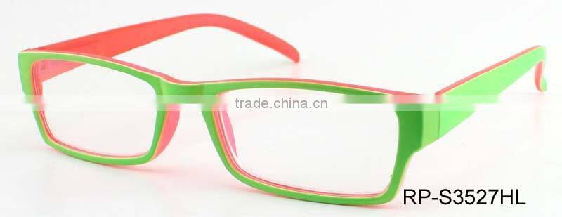 Cute fashion candy color combination quality design eyewear frame wholesale reading glasses