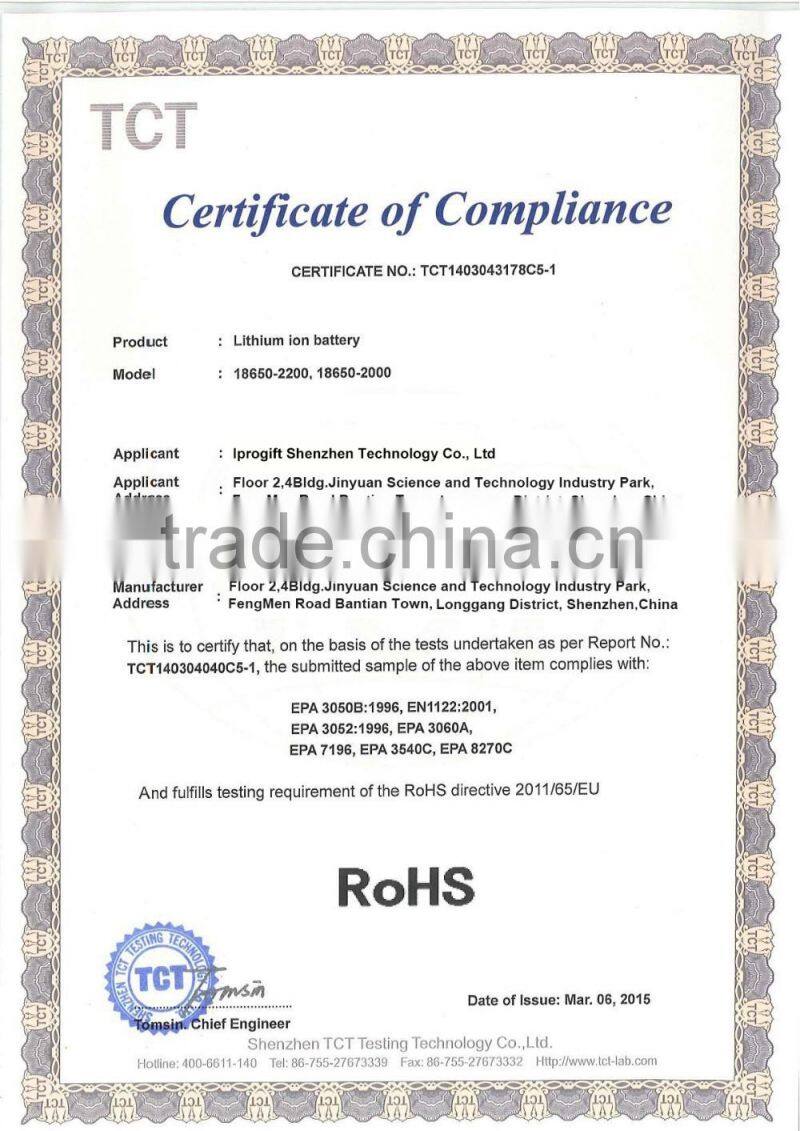 High Quality full capacity Rechargeable Battery Mobile Portable Power Bank 10400mAh