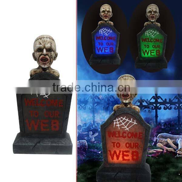 Polyresin owl solar light for garden decoration