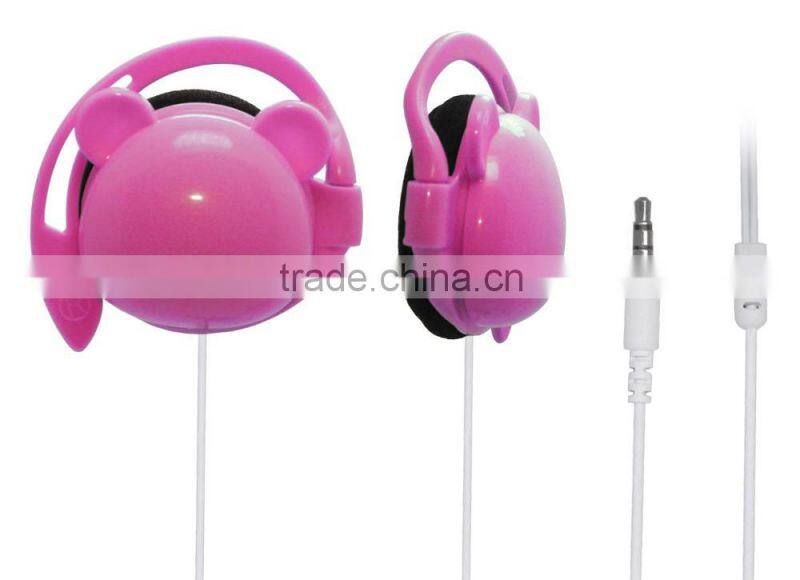 Cartoon earhook earphones kids earphones cartoon earbud