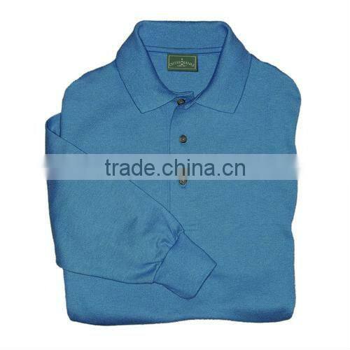 Essential Long-Sleeve Pique Polo