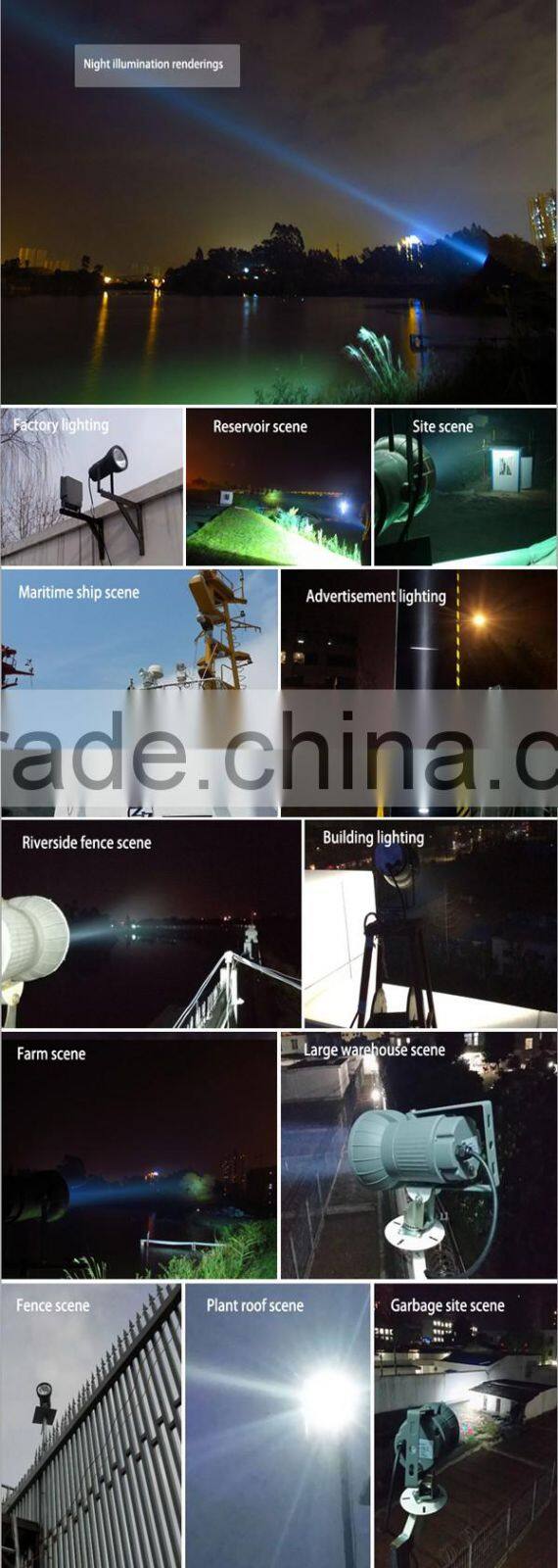 promotion 3000K HID Xenon lamp marine guidance searchlight