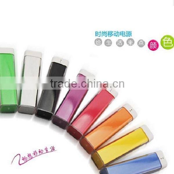 design for iphone mobile power bank, mini portable mobile power bank 2600 mah
