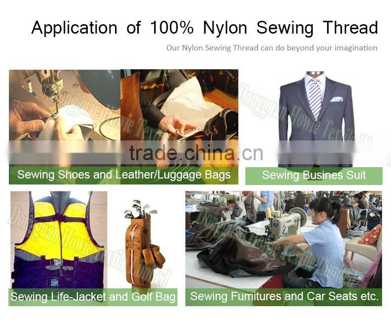 Nylon66 High tenacity twisted yarn 210D polyamide 66 yarn, nylon yarn