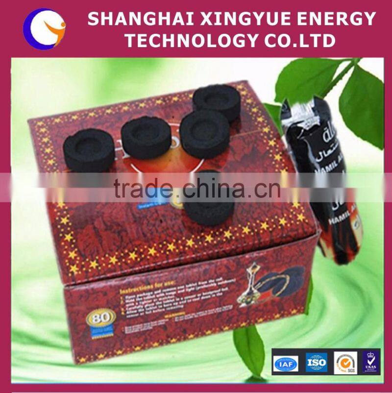 Lights Quickly burning long time healthy wood ARAB charcoal hookah shisha of factory price
