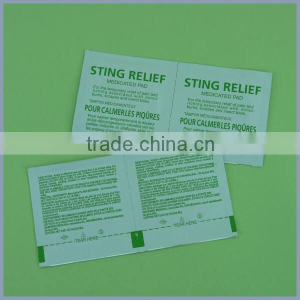 Sting Relief Medicated Pad