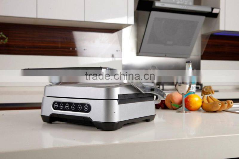 Non-stick Electric Stainless Steel Panini Press Sandwich Maker