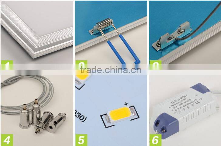 Shenzhen wholesale market 40W 600*600mm super bright 3000k 4000k 6000k super thin square led panel light