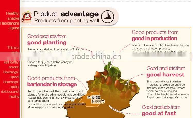 Chinese organic half dry and wet level one red jujube date