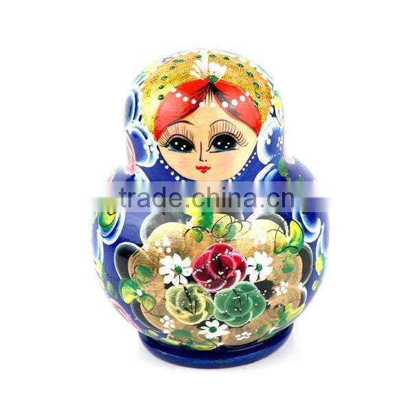 face 3d dolls traditional matryoshka doll for children games