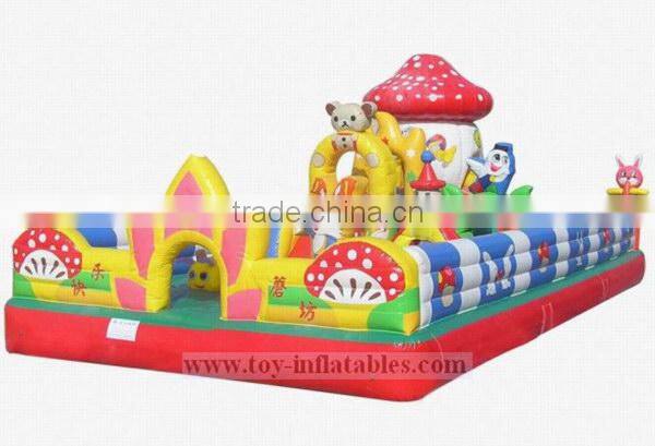 Branded customized inflatable fun city equipments