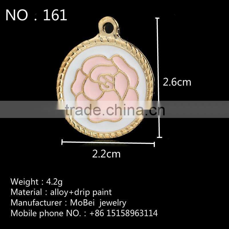 colorful cheap alloy pendant for zipper and jewelry making