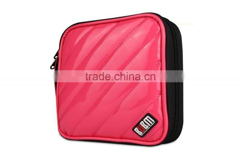 New Product BUBM SHENZHEN PU Pink CD DVD Case WHOLESALE
