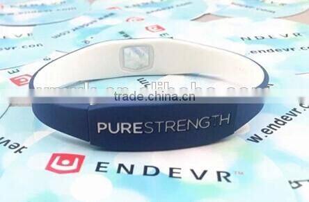 fashion pure strength rubber bracelet silicon