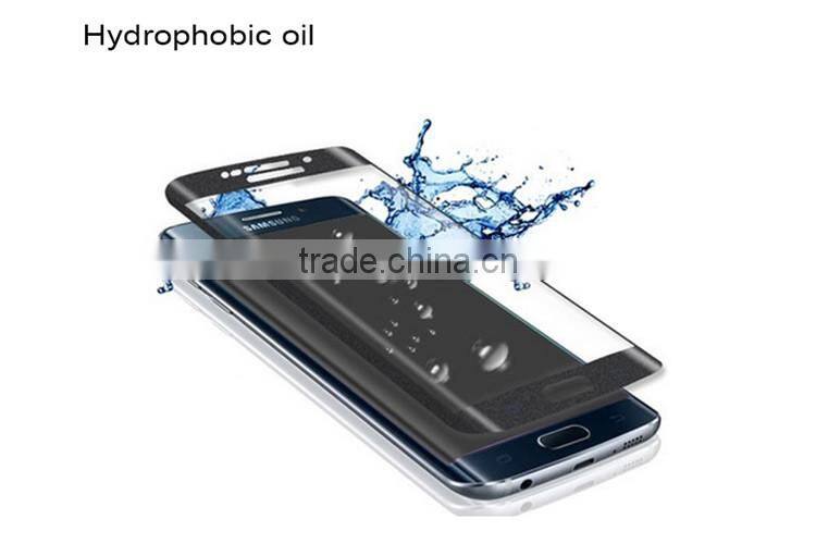 New premium phone 3d tempered glass screen protector for samsung S7 edge plus