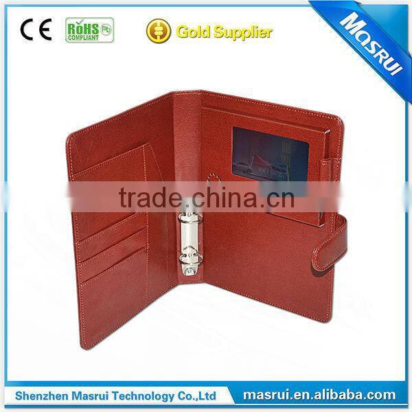OEM PU or leather cover video brochure