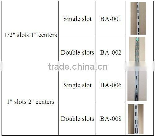 Shelves Components AA column Square Pipe Slotted Upright