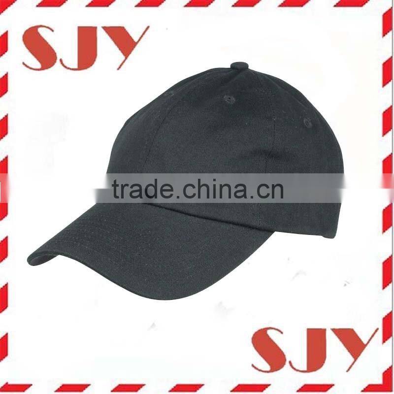 Wholesale 6 Panel Plain Fitted Sized Curved Baseball Cap